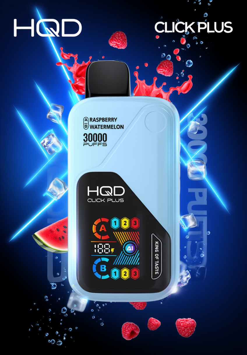 HQD Click Plus 30,000 Puffs
